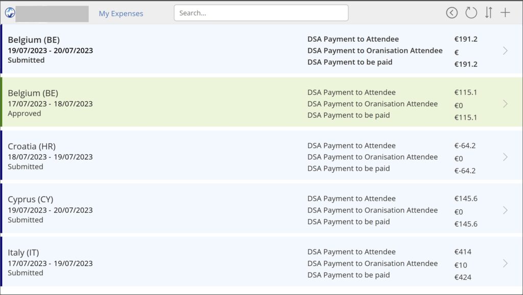 Expense Tracking App