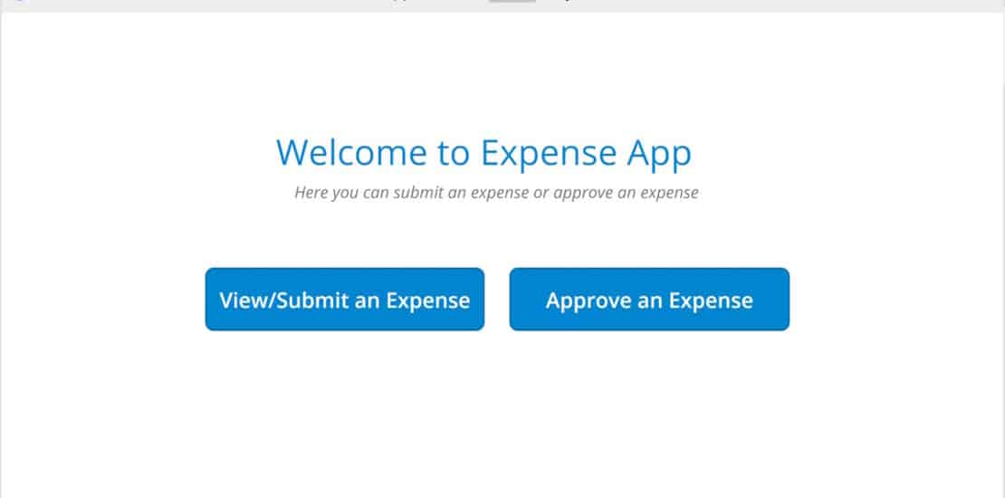 Expense Request Power Apps